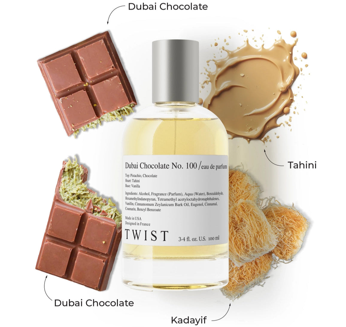 Parfum Chocolat de Dubaï n° 100